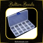 jewelry storage container, craft organizer box, transparent storage for beads, jewelry kits organizer