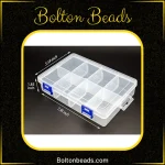 jewelry storage container, craft organizer box, transparent storage for beads, jewelry kits organizer