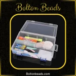jewelry storage container, craft organizer box, transparent storage for beads, jewelry kits organizer