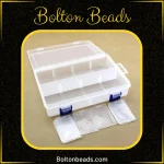 jewelry storage container, craft organizer box, transparent storage for beads, jewelry kits organizer